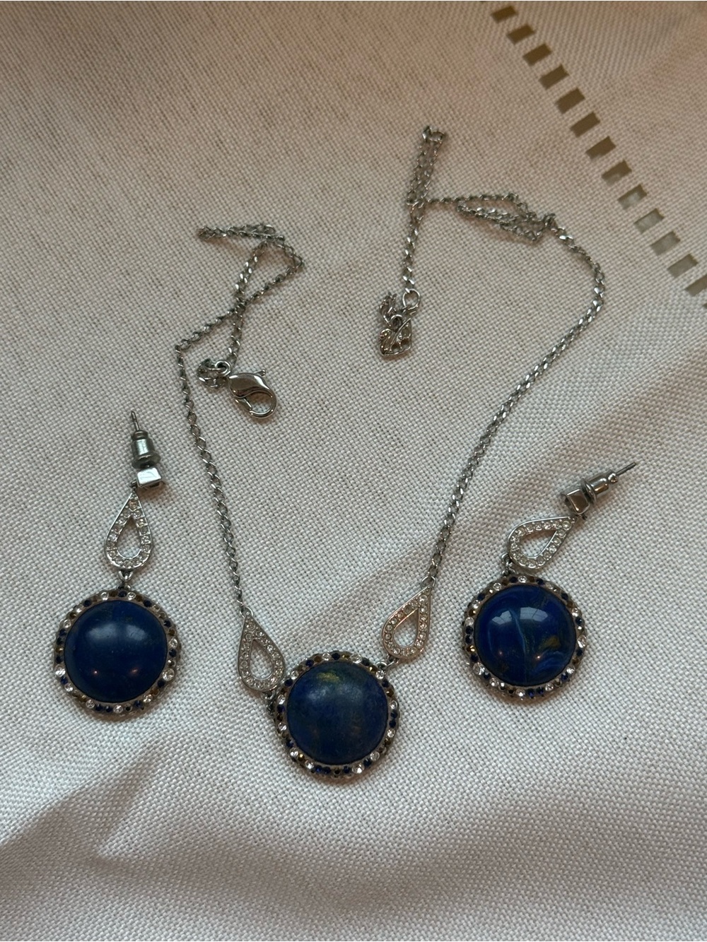 Swarovski necklace and earrings set authentic